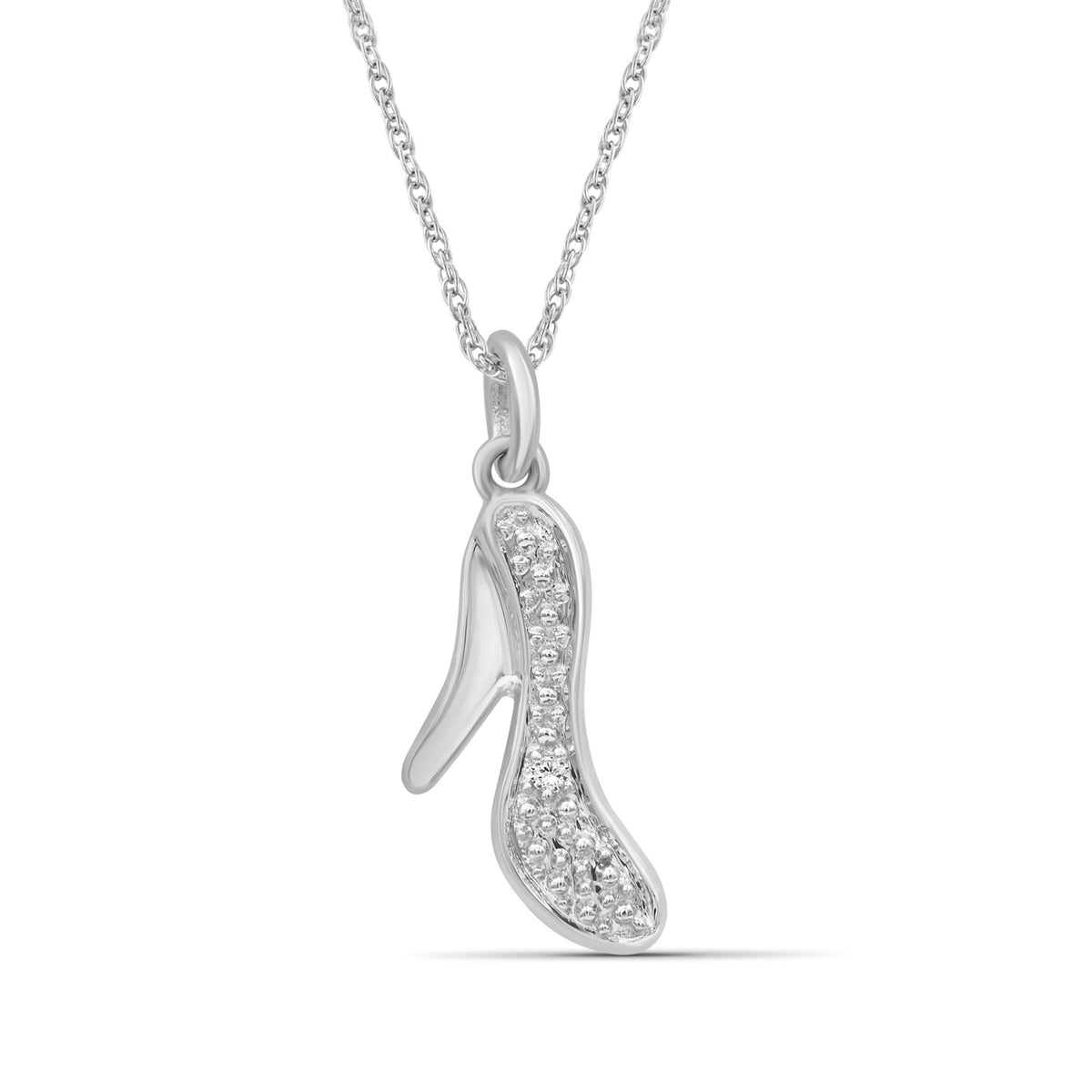 Diamond Accent Pendant in Sterling Silver