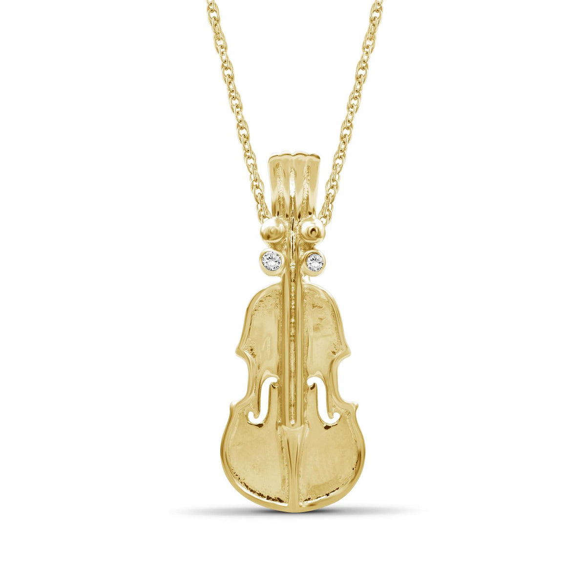 Diamond Accent Pendant in 14K Gold over Silver