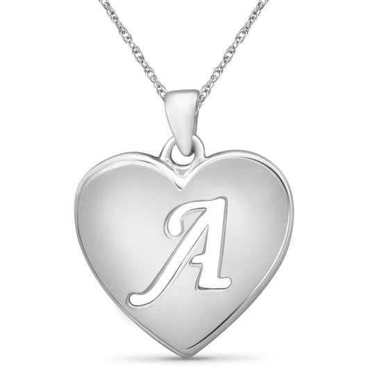 Initial Pendant in Sterling Silver