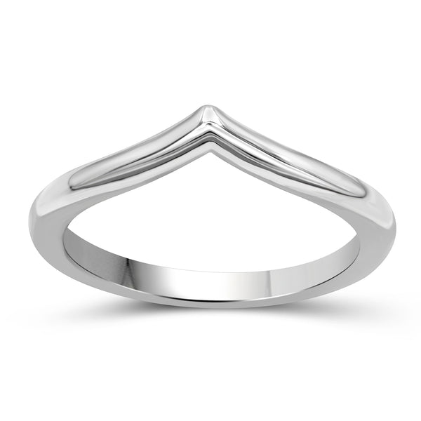 Sterling Silver Wishbone Friendship Ring for Women | Dainty Sterling Silver Or 14k Gold-Plated Silver Promise Ring | Silver Friendship Ring
