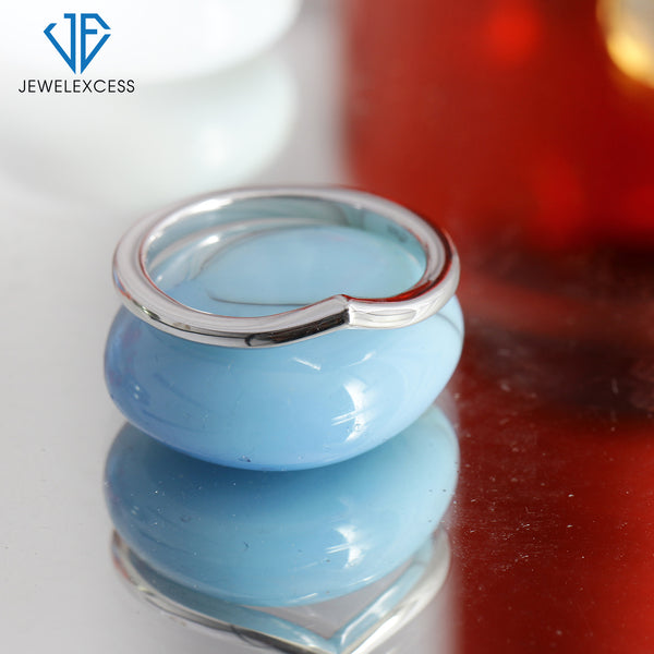 Sterling Silver Wishbone Friendship Ring for Women | Dainty Sterling Silver Or 14k Gold-Plated Silver Promise Ring | Silver Friendship Ring