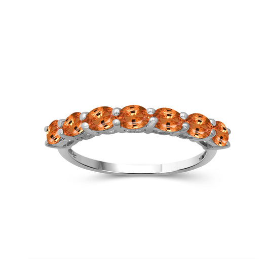 1.75 ct. T.G.W. Mandarin Garnet Ring in Sterling Silver or 14K Gold over Silver