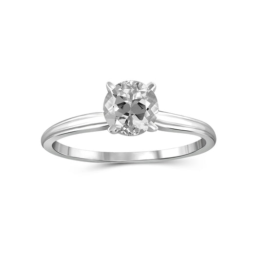 1 ct. T.G.W. White Topaz Ring in Sterling Silver
