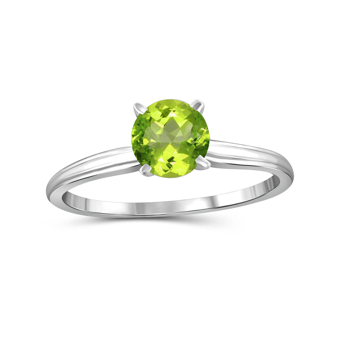 3/4 ct. T.G.W. Peridot Ring in Sterling Silver