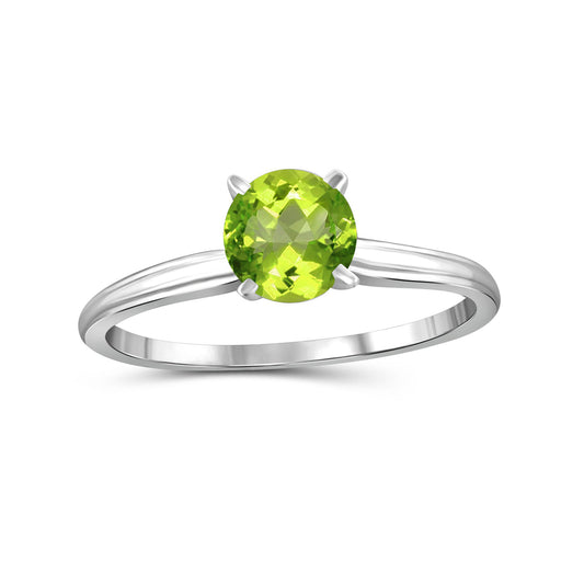 3/4 ct. T.G.W. Peridot Ring in Sterling Silver
