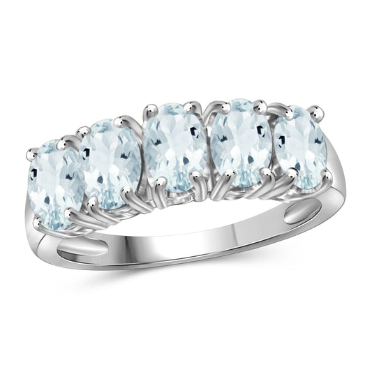 Birthstone Ring in Sterling Silver or 14K Gold over Silver