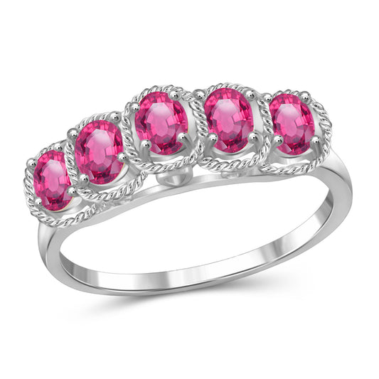 Birthstone Ring in Sterling Silver or 14K Gold over Silver
