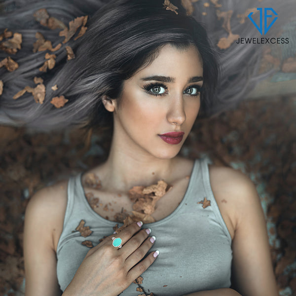 6-3/4 Carat T.G.W. Chalcedony Sterling Silver Ring