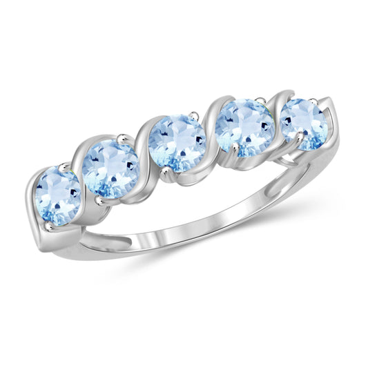 1.60 ct. T.G.W. Sky Blue Topaz Ring in Sterling Silver or 14K Gold over Silver