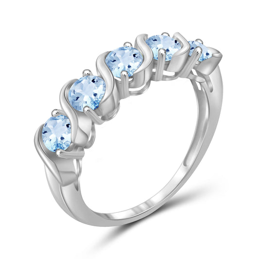1.60 ct. T.G.W. Sky Blue Topaz Ring in Sterling Silver or 14K Gold over Silver